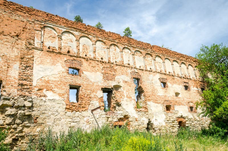 Staroselskiy castle in Stare Selo in the Lviv