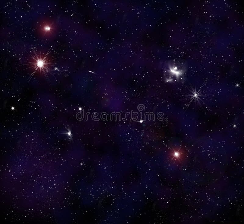 Starry background of outer space