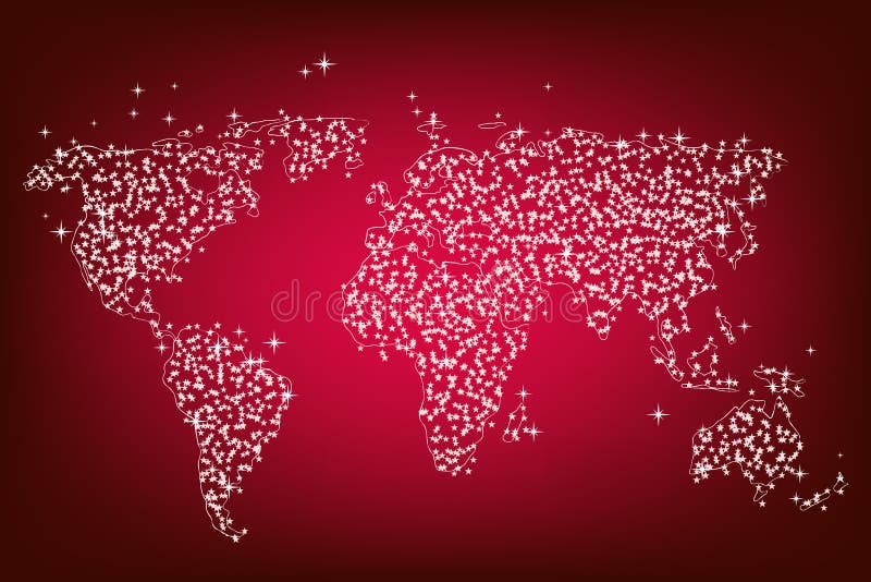 Starry map stock illustration Starry map stock illustration