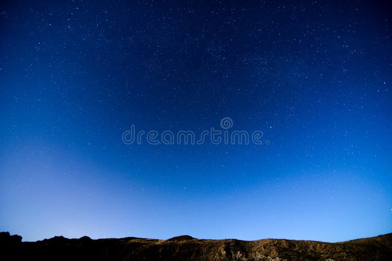 Starry Night Sky royalty free stock photo
