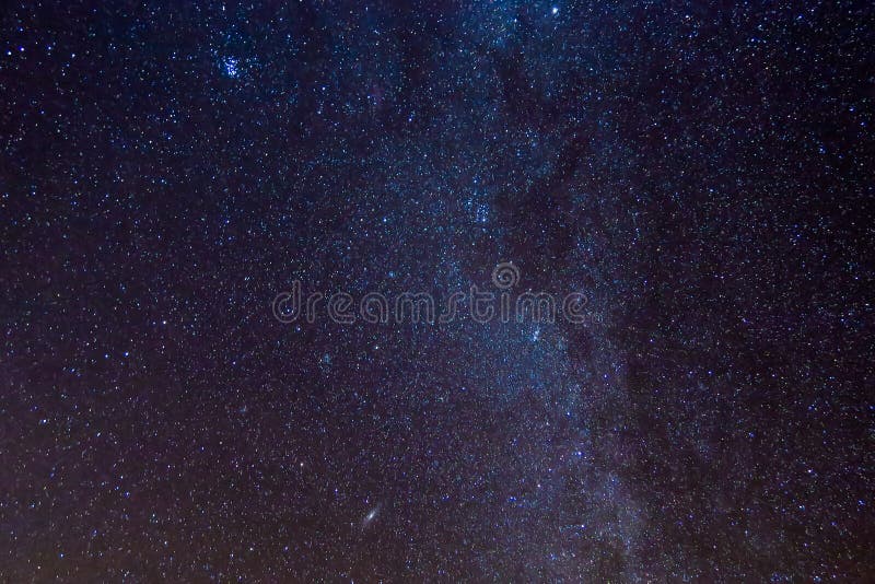 Starry Night Sky with stars royalty free stock photography
