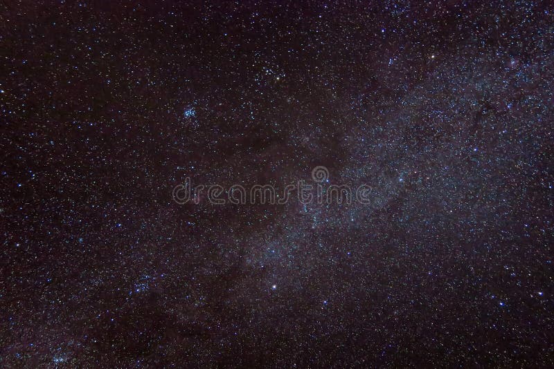 Starry Night Sky with stars stock photo