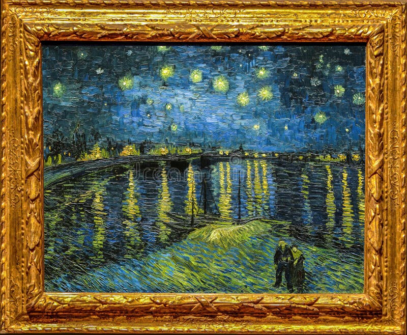 starry night over the rhône