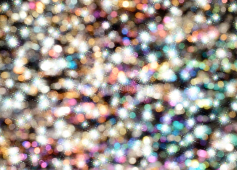 Iridescent Stars Background Stock Photo - Image of closeup, scatter