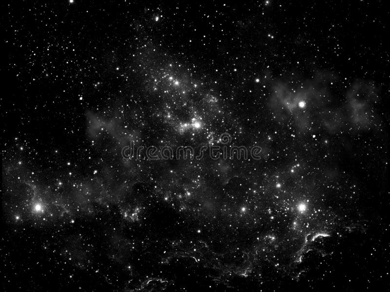 Starry Sky Pattern on Dark Background. Galaxy Concept Stock Photo ...