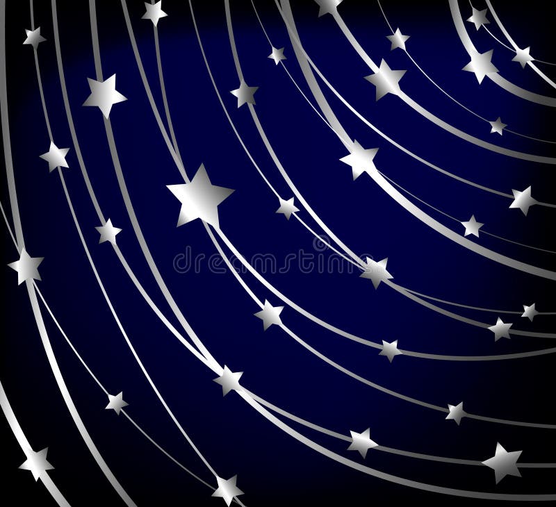 Starry vector background