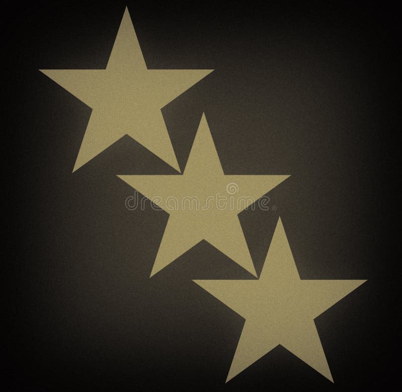 Three star an dark noise background. Three star an dark noise background