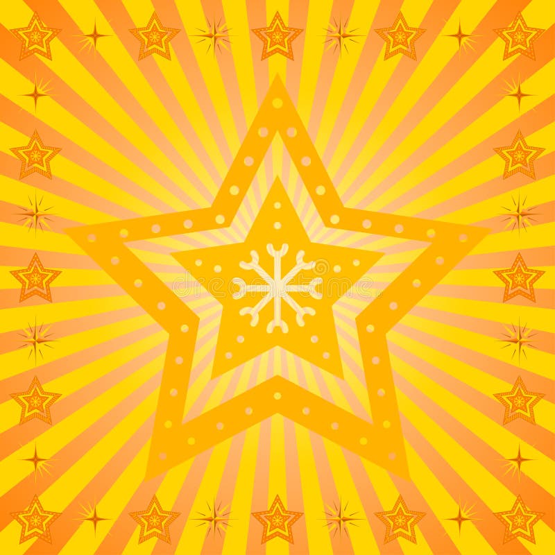 Stars background, orange stock vector. Illustration of figure 22097611