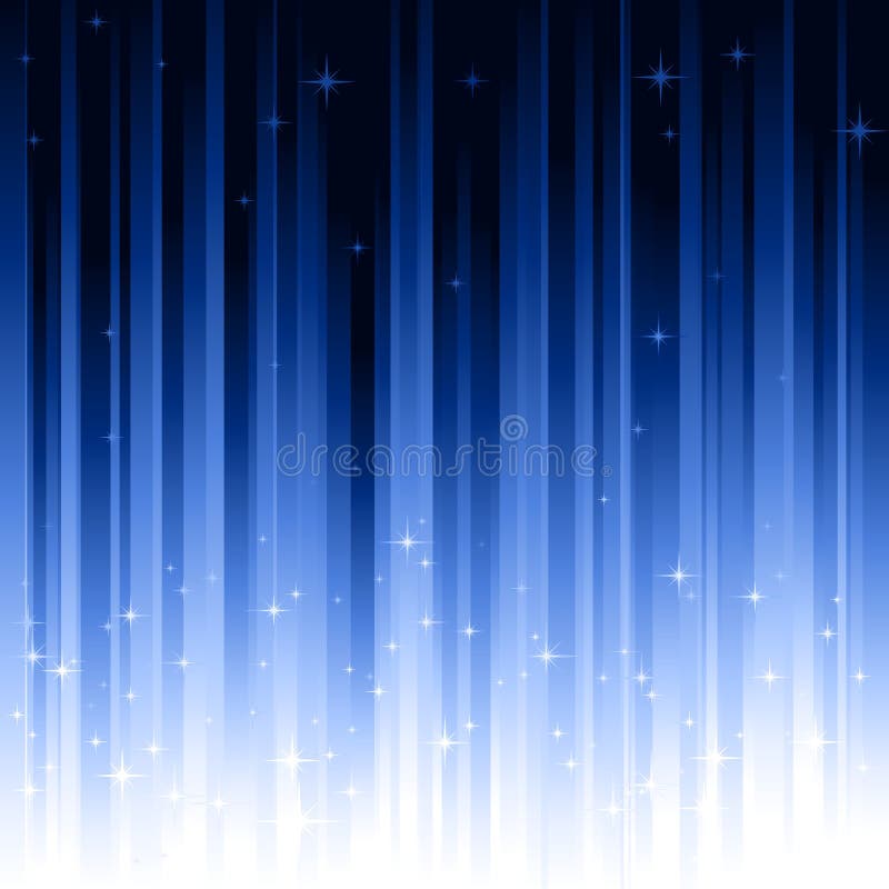 Stars blue vertically striped background