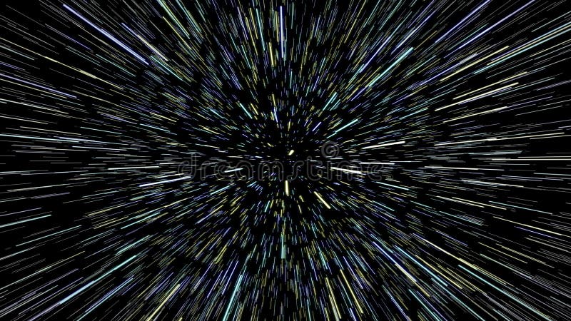 Stars Field Hyperspace