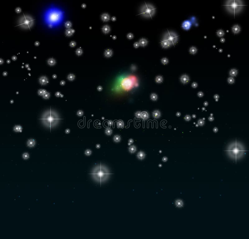 Stars in sky background