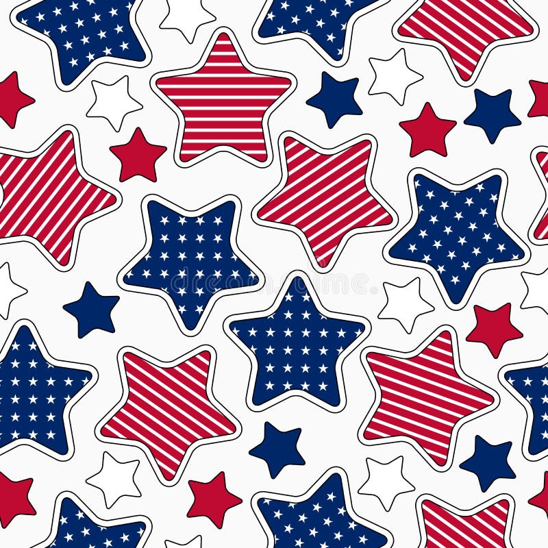 Stars and stripes pattern