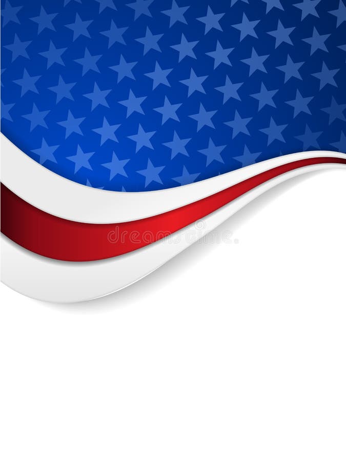 Stars And Stripes Themed Background Stock Vector - Illustration of