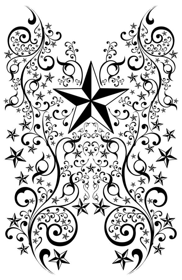 Star Tattoo Design Graphic by TribaliumArt · Creative Fabrica-cheohanoi.vn