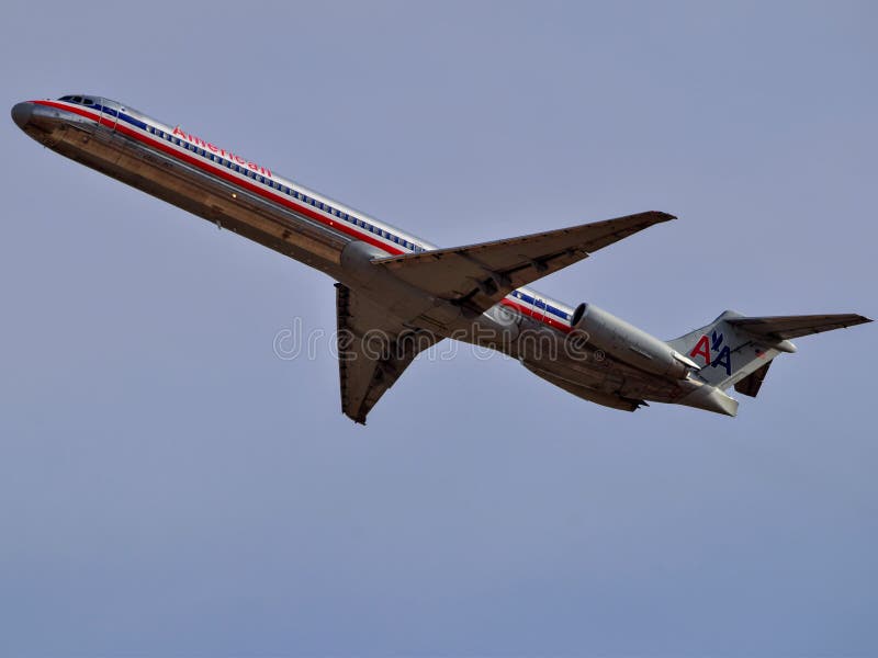 Start American Airliness McDonald Douglas MD80 stockfoto Start American Airliness McDonald Douglas MD80 stockfoto