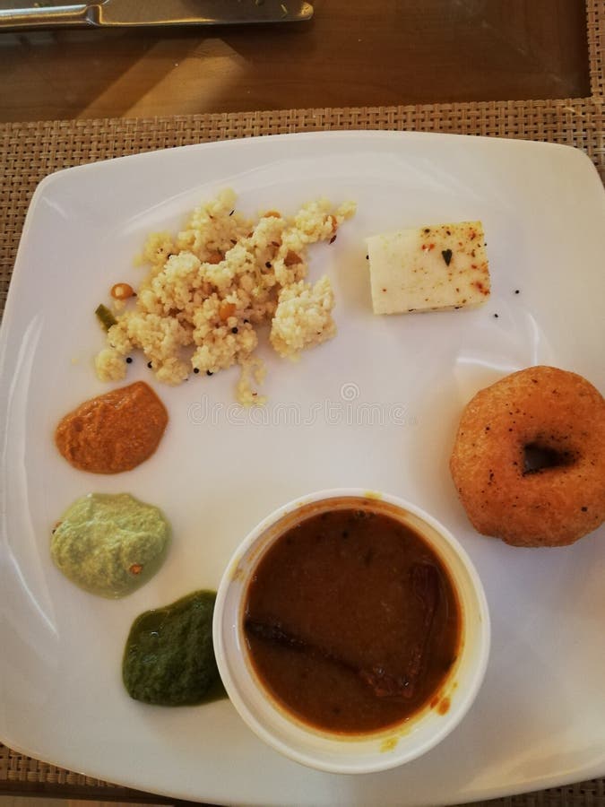 Start the Morning with South Indian Breakfast Stock Photo - Image of
