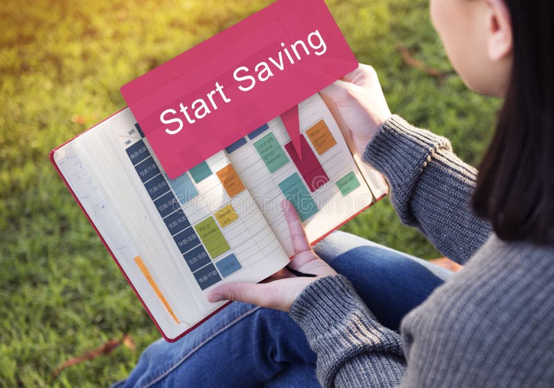 Start Saving Fund Finance Economy Budget Pension Concept royalty free stock images Start Saving Fund Finance Economy Budget Pension Concept royalty free stock images
