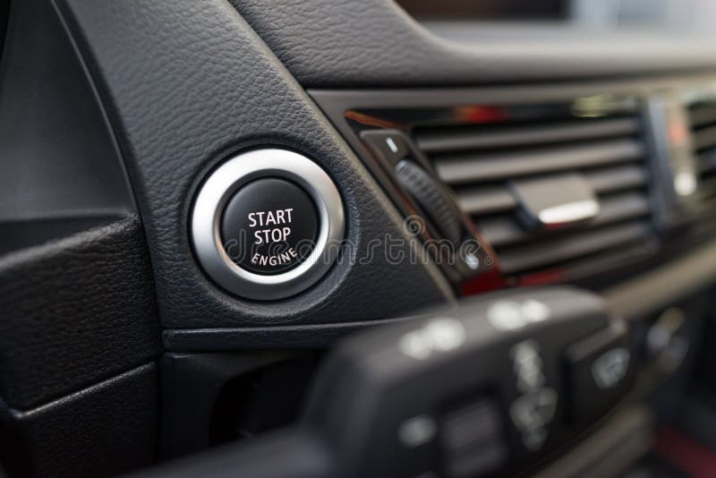 Start stop engine button