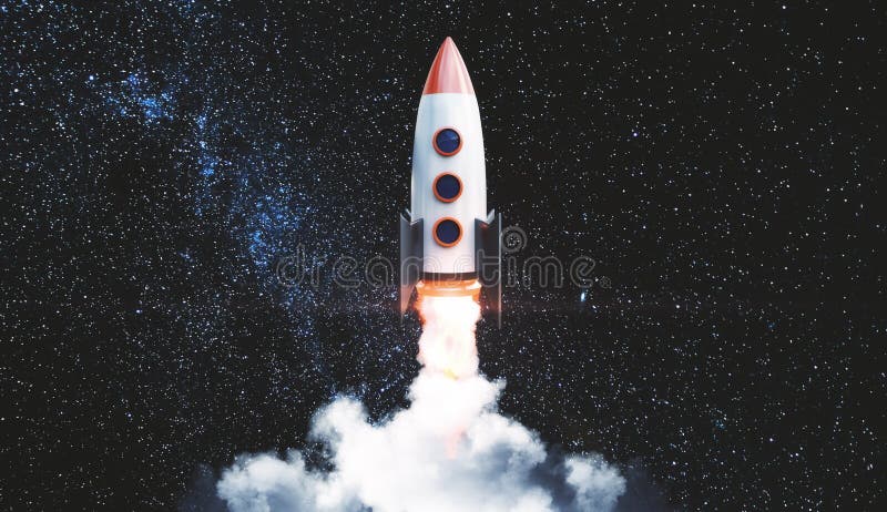 Space wallpaper rocket launch explosion with fire exploding Illustration  AI Generative 22777787 Stock Photo at Vecteezy