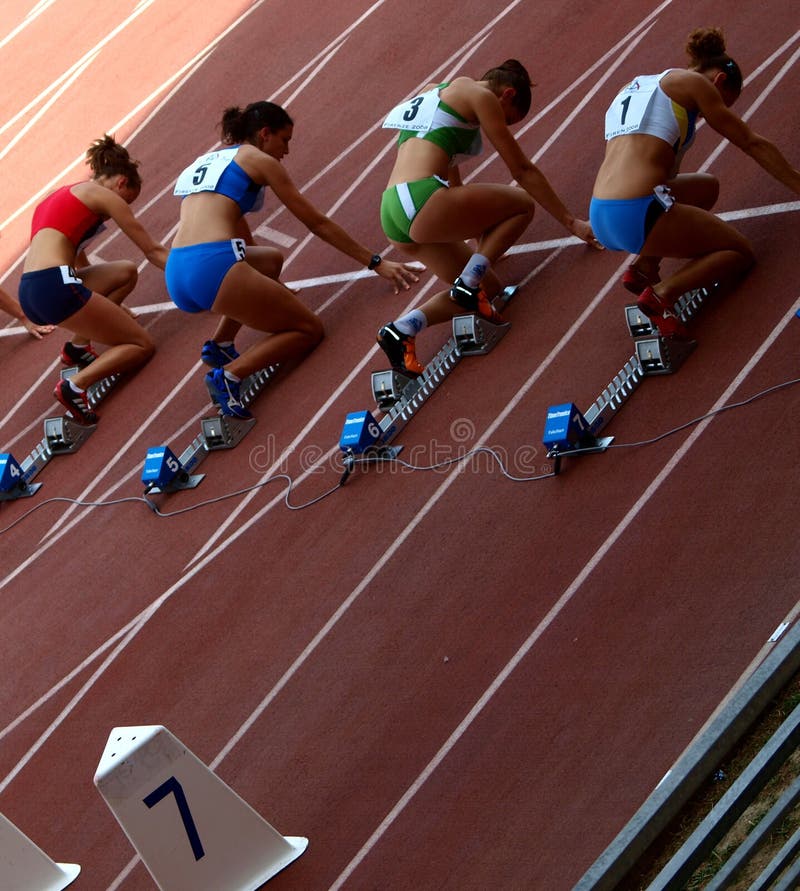 The start of women s high hurdles