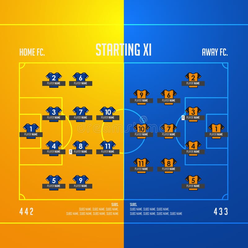 Icon Set of Soccer Kit or Football Jersey Template for Football Club