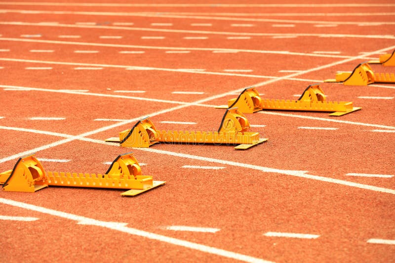 Starting blocks stock photo. Image of sport, track, athletic 177312128