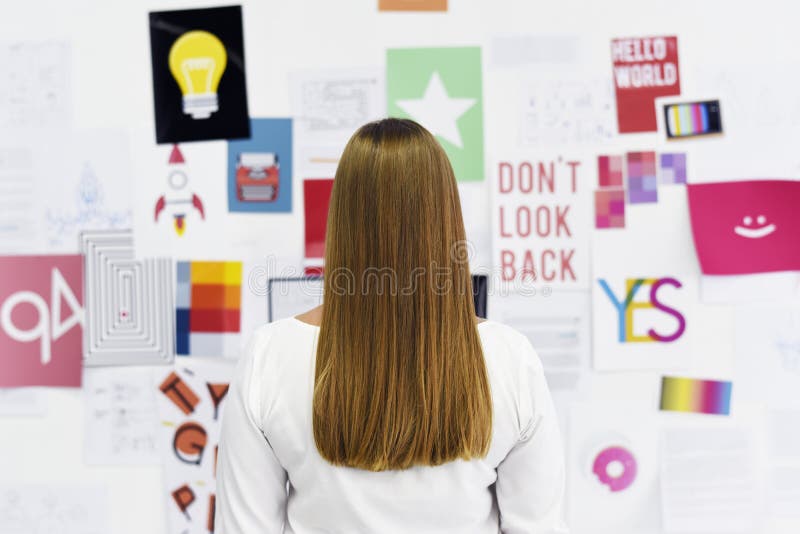 Startup Business People Looking on Strategy Board Information Th