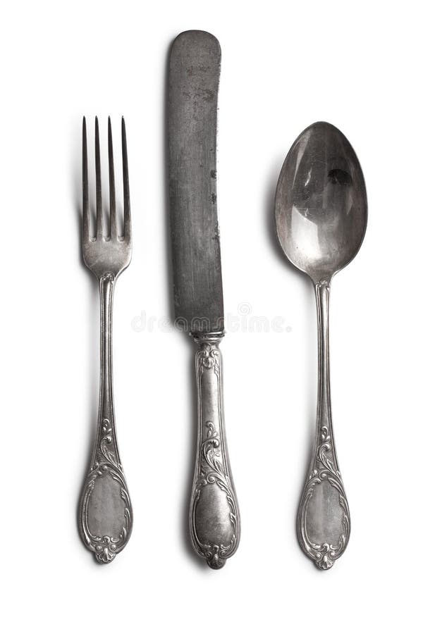 Stary cutlery obrazy royalty free Stary cutlery obrazy royalty free
