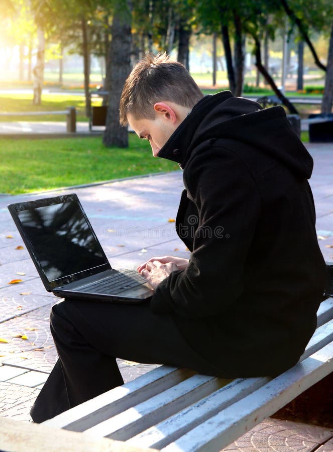 Stary laptopa obraz stock