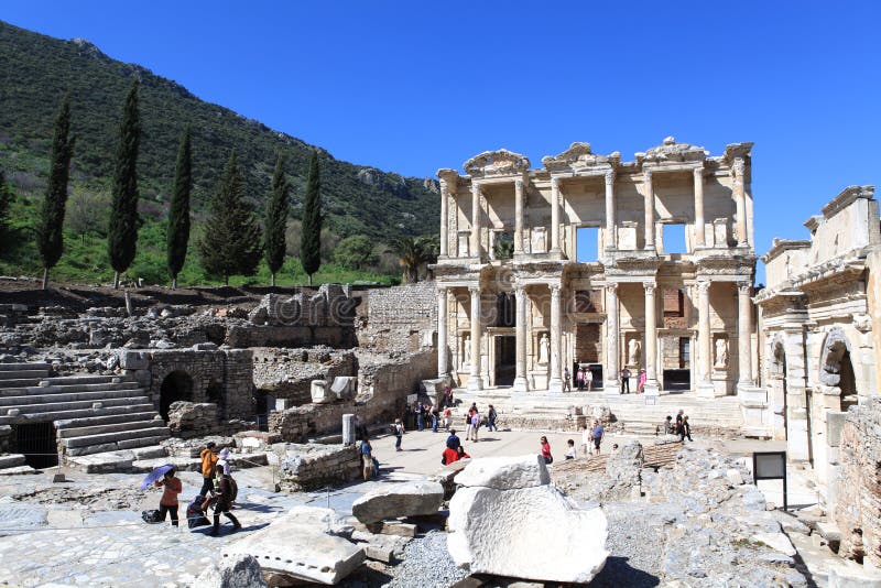 Stary miasteczko w Ephesus obraz stock Stary miasteczko w Ephesus obraz stock
