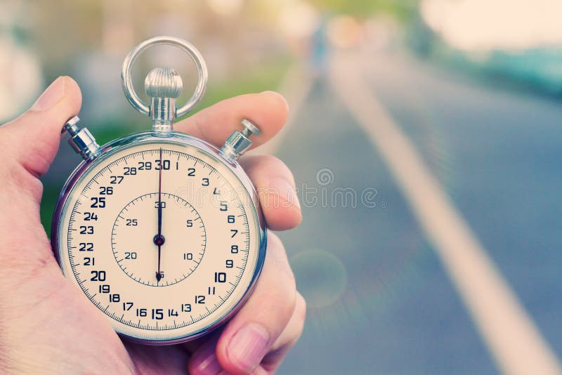 Stary zegar chronometryczny w stylu vintage obrazy stock