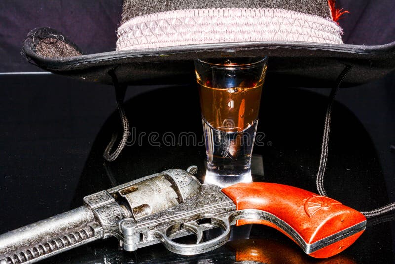 Stary westernu pistolet obraz royalty free Stary westernu pistolet obraz royalty free