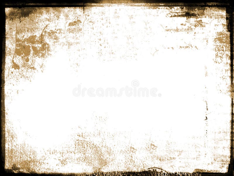 Starzenie się granicę grunge starej fotografii ilustracja wektor