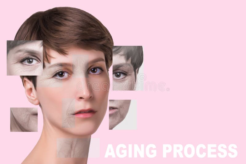 Starzenie się, piękna traktowanie, starzenie się i młodość, udźwig, skincare, chirurgii plastycznej pojęcie fotografia royalty free Starzenie się, piękna traktowanie, starzenie się i młodość, udźwig, skincare, chirurgii plastycznej pojęcie fotografia royalty free