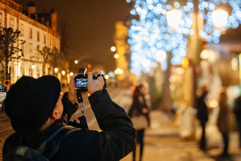 Starzy boże narodzenia Wprowadzać na rynek w Europa, Strasburg -, Alsace, Fran zdjęcie stock Starzy boże narodzenia Wprowadzać na rynek w Europa, Strasburg -, Alsace, Fran zdjęcie stock