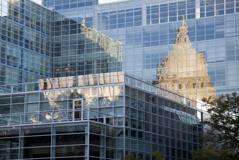 State Capitol of Wisconsin reflected