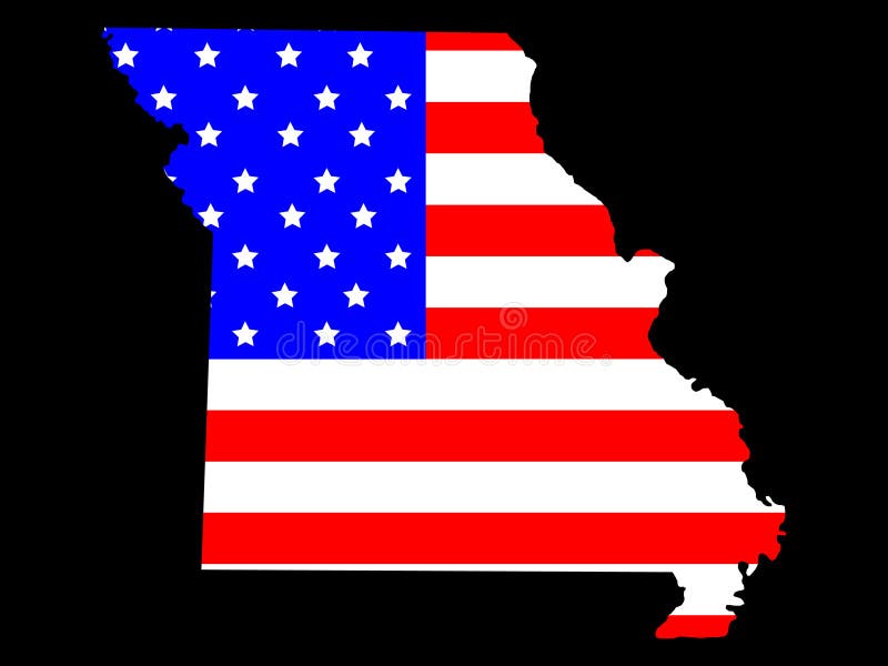 State of Missouri stock illustration