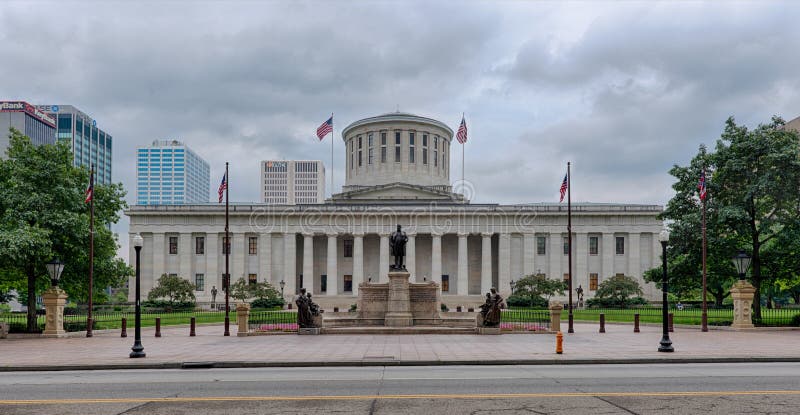 Statehouse de Ohio imágenes de archivo libres de regalías Statehouse de Ohio imágenes de archivo libres de regalías