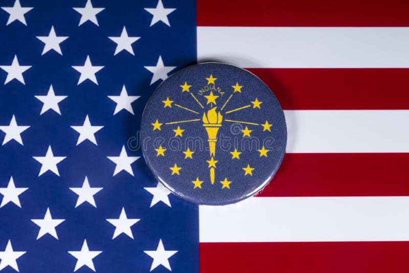 Staten av Indiana i USA royaltyfria foton Staten av Indiana i USA royaltyfria foton