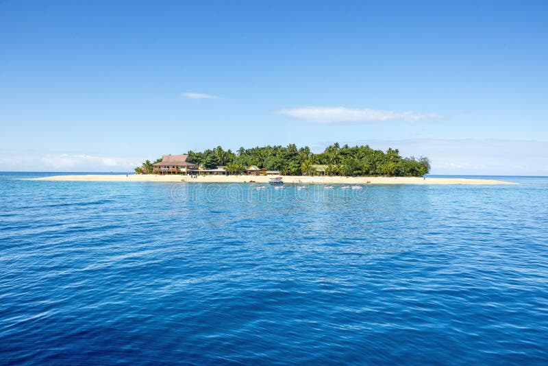 Station balnéaire de l'île fidji