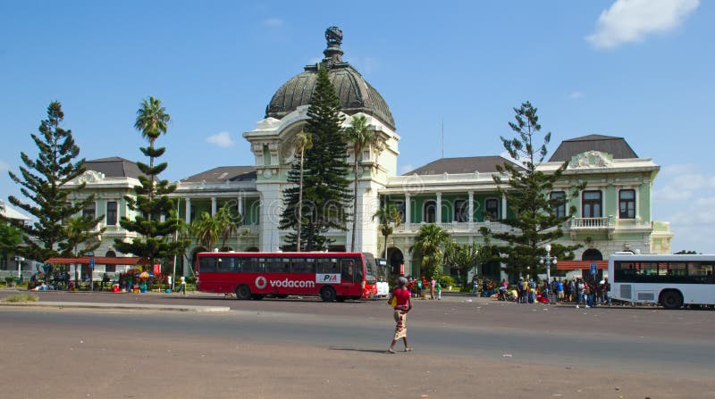 Station de train de Maputo images libres de droits Station de train de Maputo images libres de droits