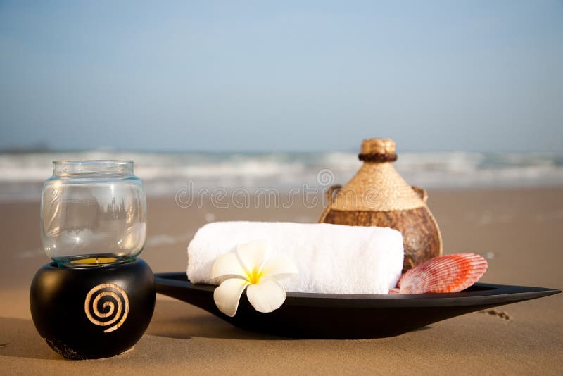 STATION THERMALE de plage photos stock STATION THERMALE de plage photos stock