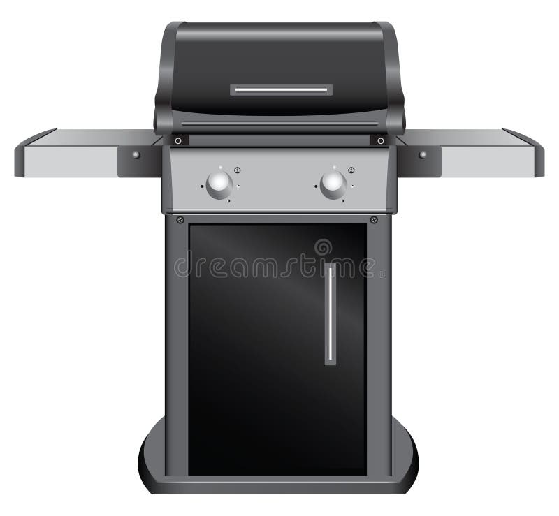 Stationary grill with shelves for inventory. Vector illustration. Stationary grill with shelves for inventory. Vector illustration.