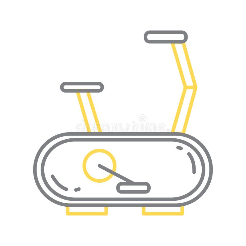 Stationary bike icon. Vector vector illustration