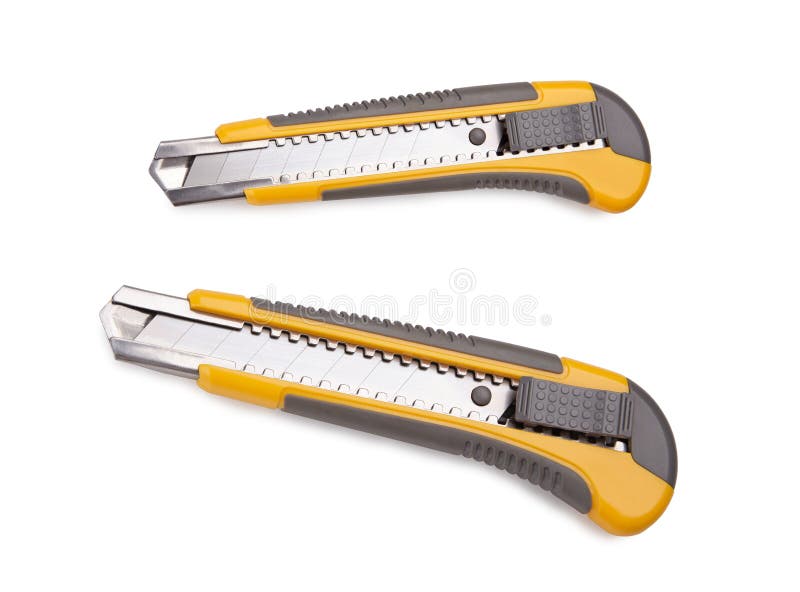 Stationery knife stock photo. Image of isolated, knife 56876204