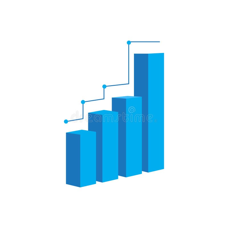 Statistics Business Stylized Logos and Element Symbol Stock Vector ...