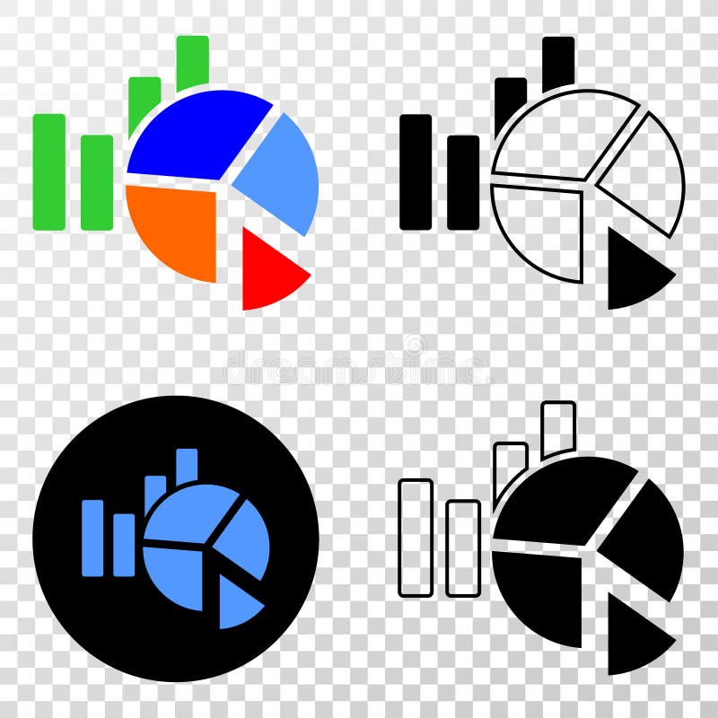  Statistics  Charts Vector  EPS Icon With Contour Version 