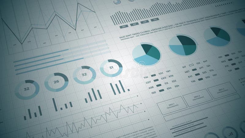 Statistieken, financiële marktgegevens, analyse en rapporten, aantallen en grafieken