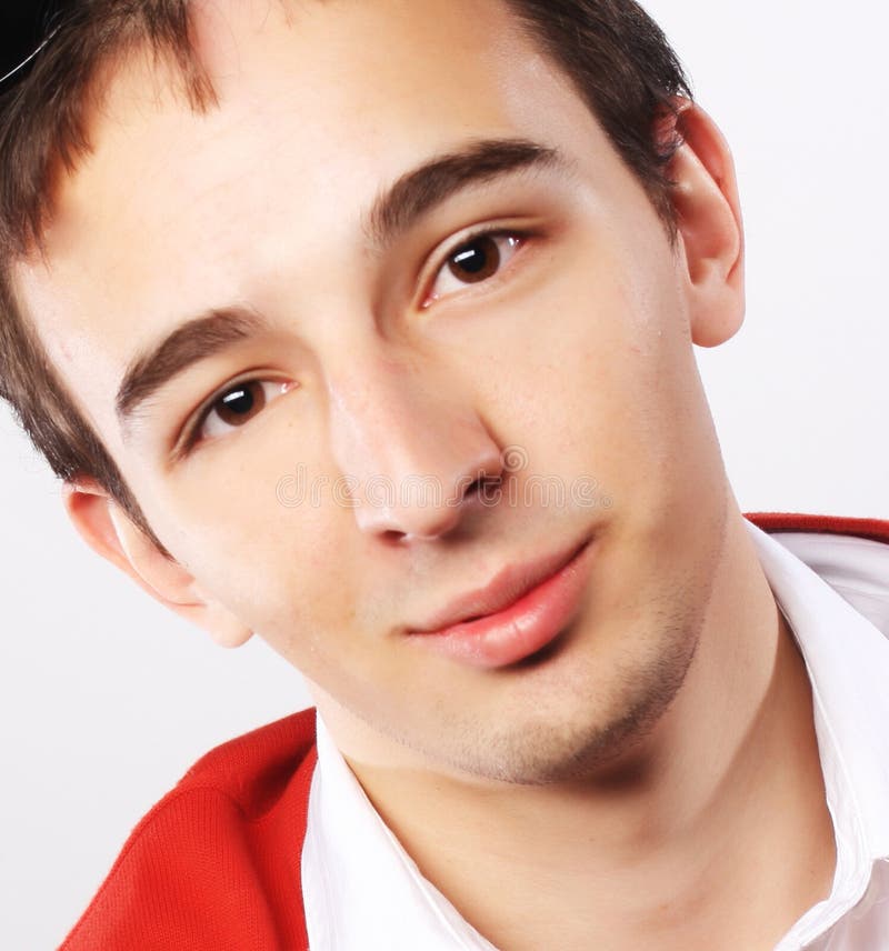 Stattliches Portrait des jungen Mannes stockbilder Stattliches Portrait des jungen Mannes stockbilder