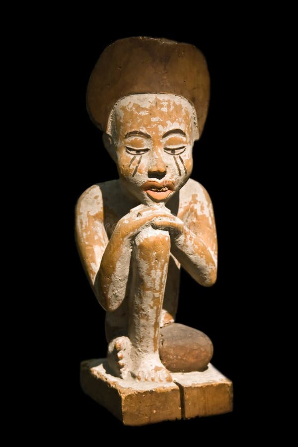 Statua africana immagini stock libere da diritti